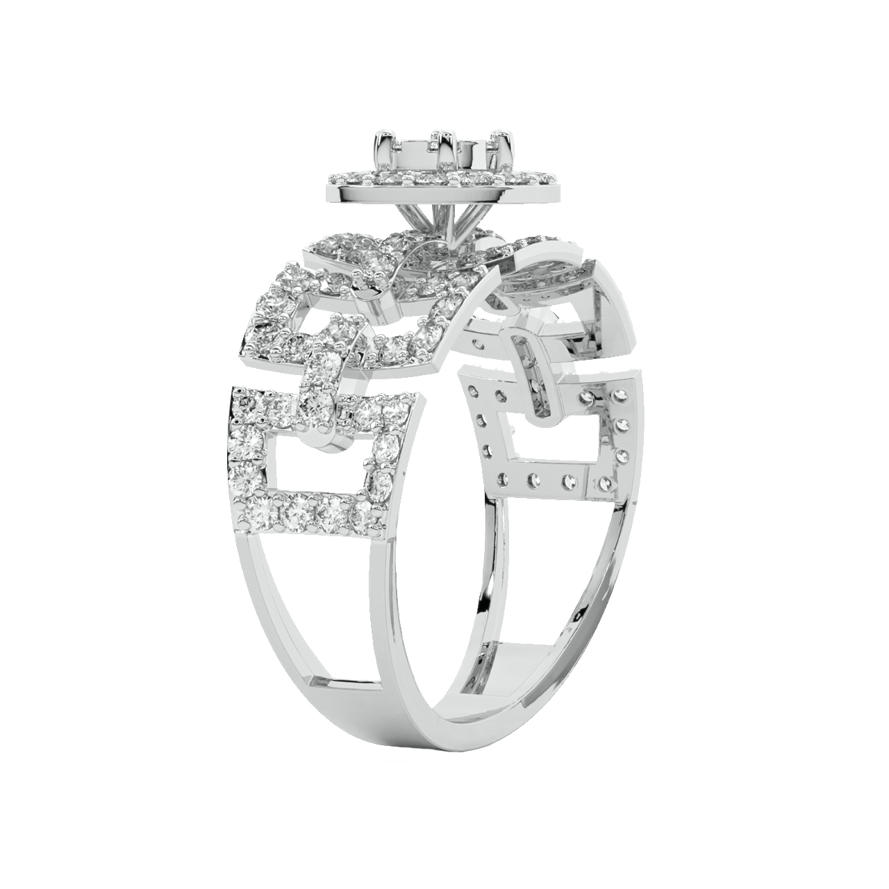 Howard Round Diamond Engagement Ring